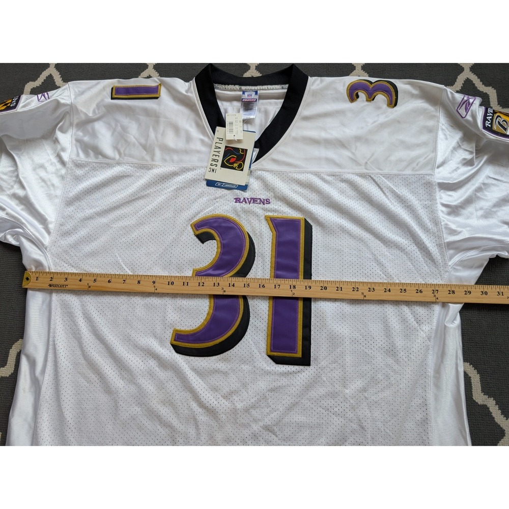 Vintage Y2K Jamal Lewis Jersey Mens 56 NWT READ Baltimore Ravens Stitched White - Picture 9 of 16